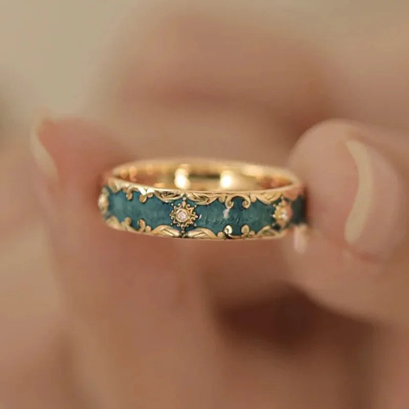 Elegant Open Gold Ring
