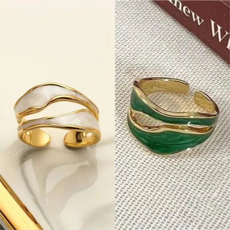 Elegant Open Gold Ring