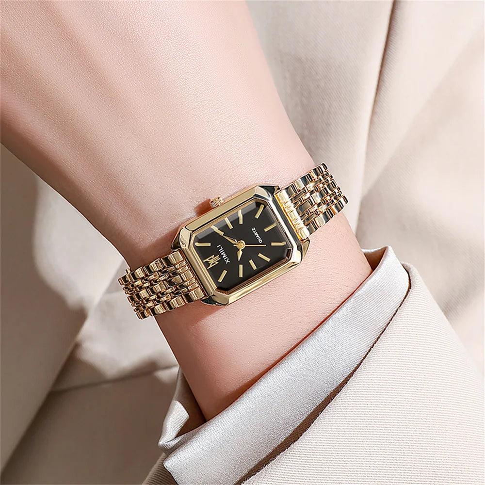 Elegant Square Women’s Luxury Watch