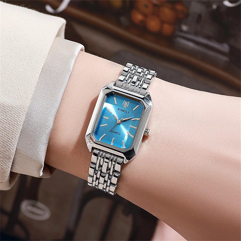 Elegant Square Women’s Luxury Watch