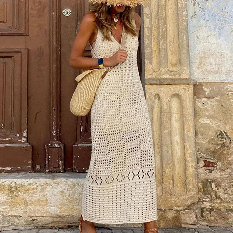Elegant Summer Beach Maxi Dress