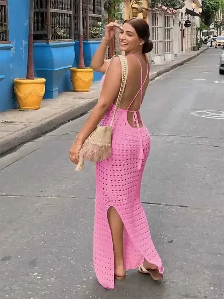 Aurora Backless Maxi Dress