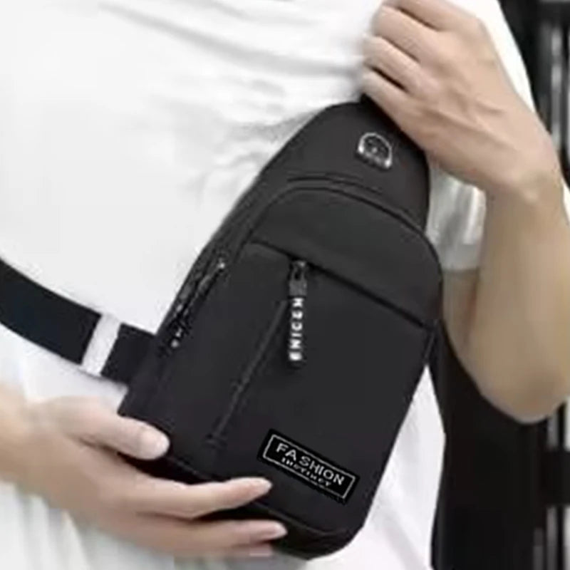 Men's slim crossbody shoulder bag - casual / sporty / stylish