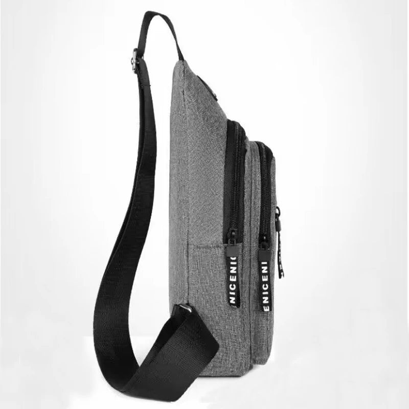 Men's slim crossbody shoulder bag - casual / sporty / stylish