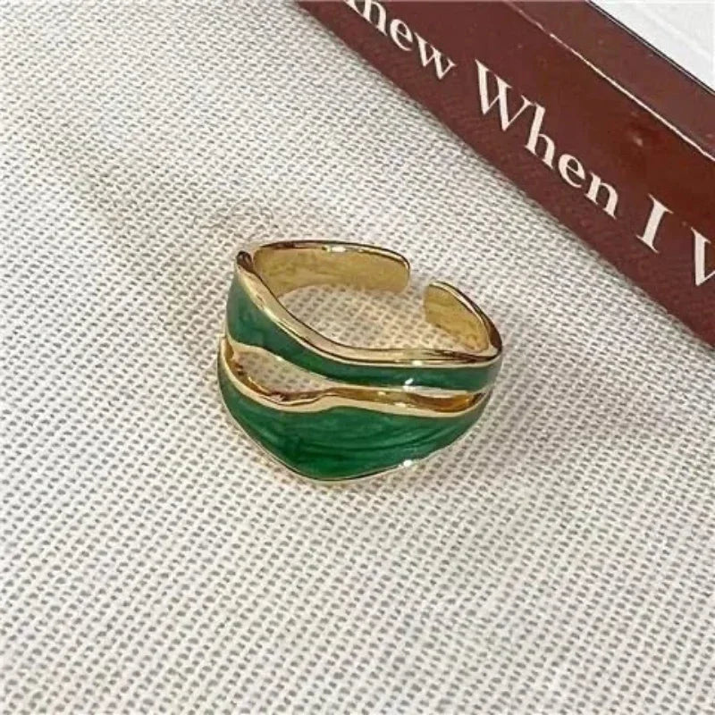Elegant Open Gold Ring