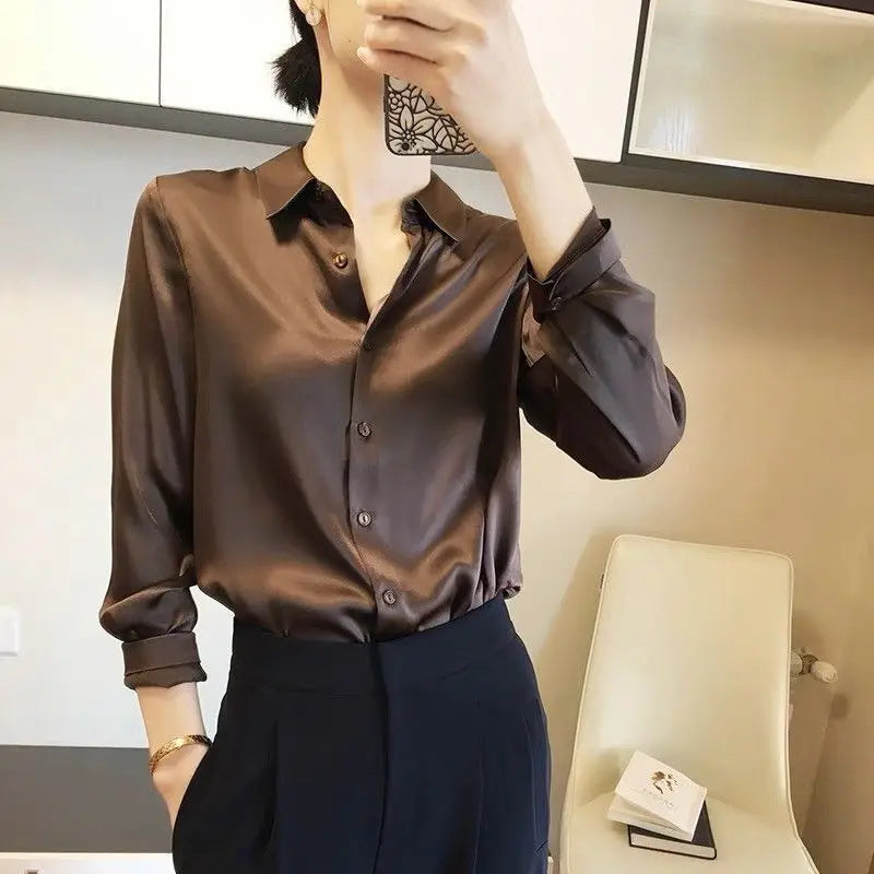 Elegant Satin Shirt
