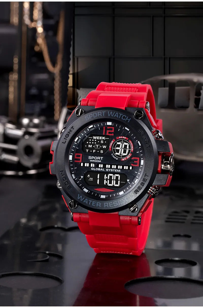 Men Waterproof Sports Watch - stylish Durable & affordable