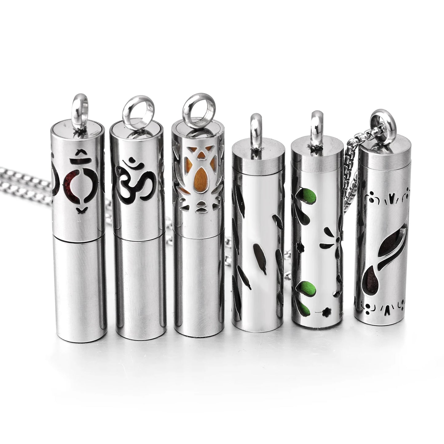 Elegant scent diffuser necklace - aromatherapy jewelry pendant