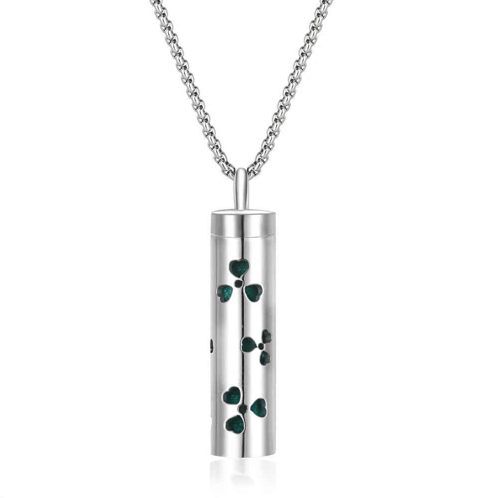 Elegant scent diffuser necklace - aromatherapy jewelry pendant