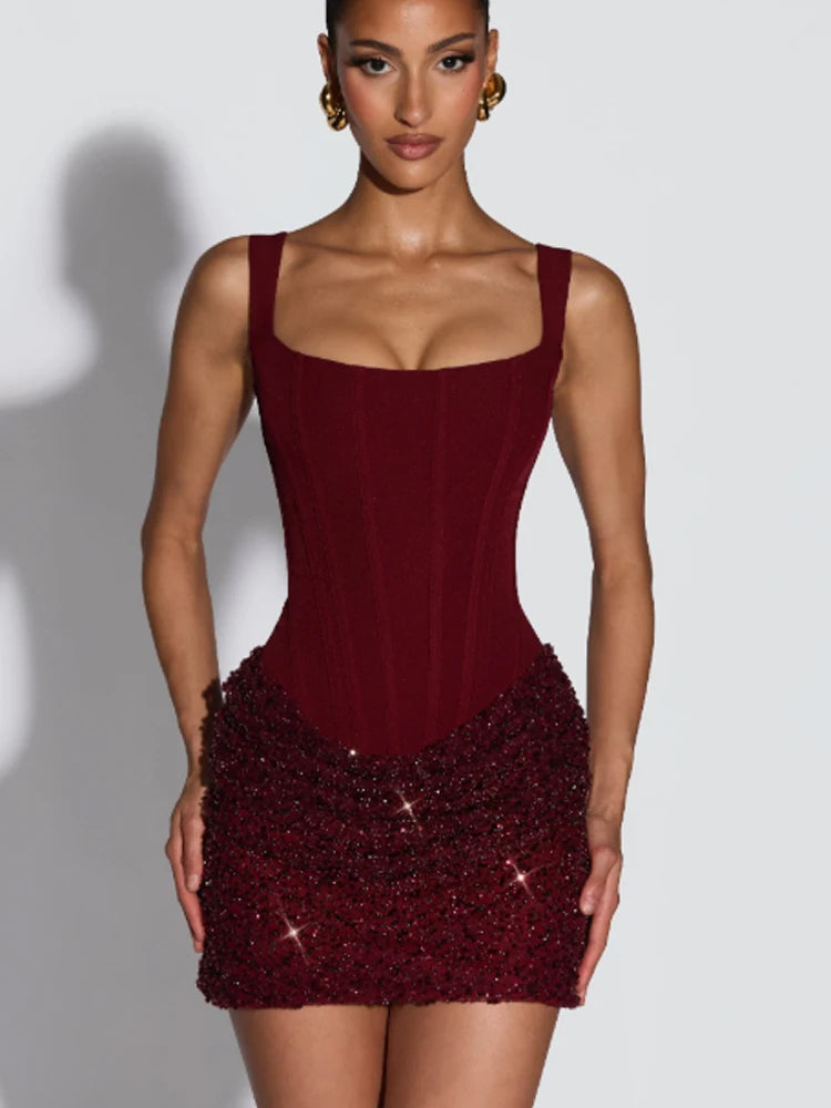 Luxury Satin Evening Dress