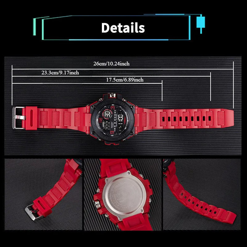 Men Waterproof Sports Watch - stylish Durable & affordable