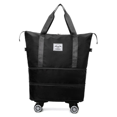 Universal wheel travel bag with large capacity, wet/dry separation, and rolling wheels