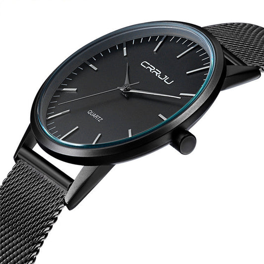 Casual Men's And Women's Watches with quartz movement and waterproof design
