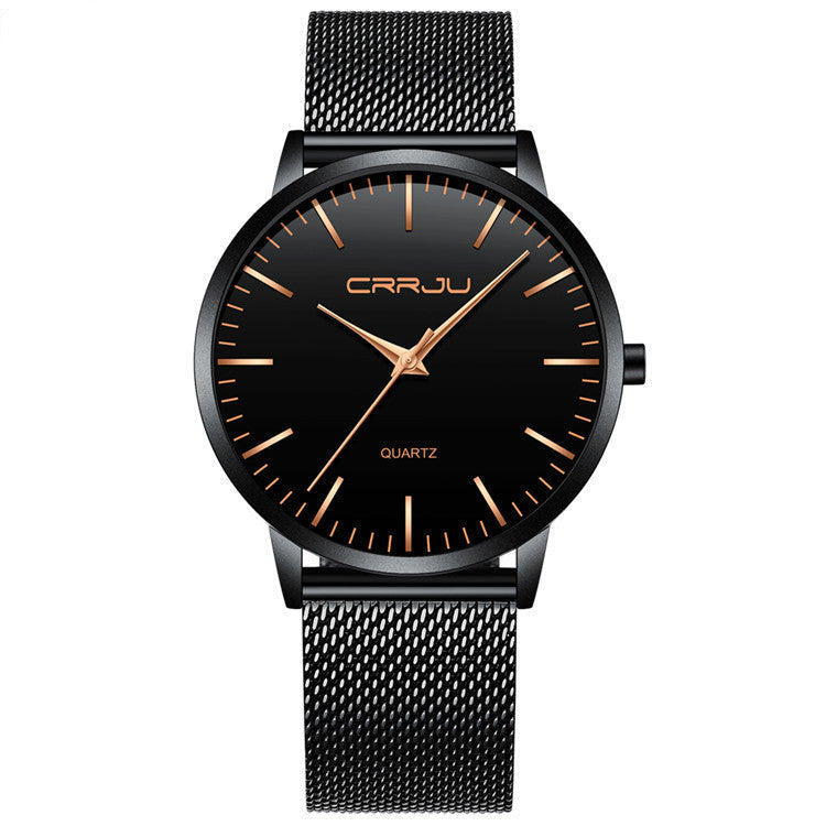 Casual men’s and women’s watches with quartz movement and waterproof design