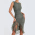 Summer slim skinny sleeveless dress women’s bodycon party club outfit
