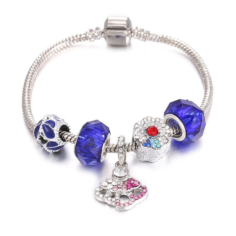 New Mori Bracelet, Glass Beaded Accessories, Plant Pendant, Bracelet Jewelry