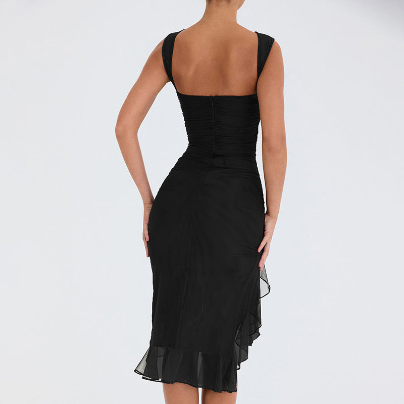 Summer slim skinny sleeveless dress women’s bodycon party club outfit
