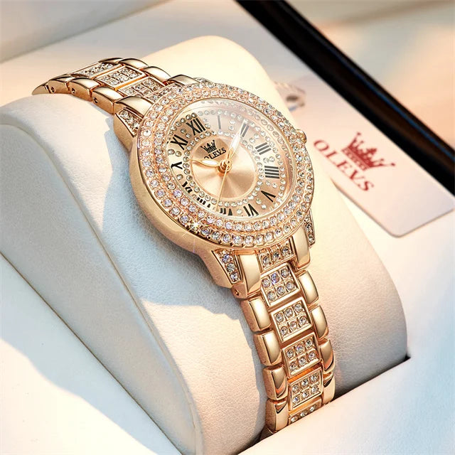 Elegant OLEVS Diamond Women’s Watch