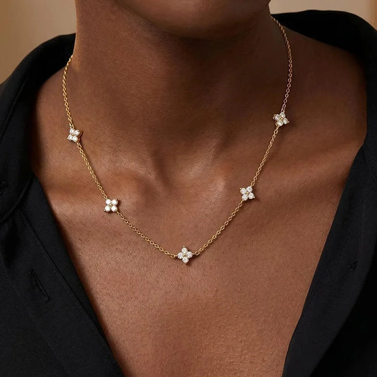 Clover Luxury Statement Necklace