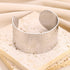 silver cuff bangle bracelet elegant accessory