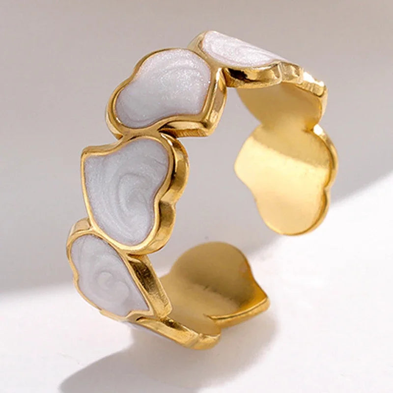 Elegant Open Gold Ring