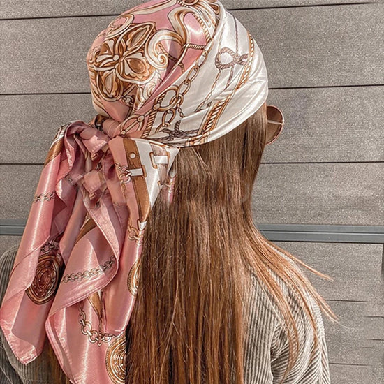 Parisian Silk Hair & Bag Scarf