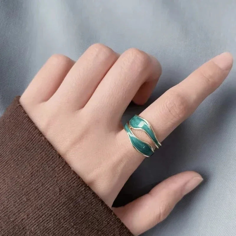 Elegant Open Gold Ring