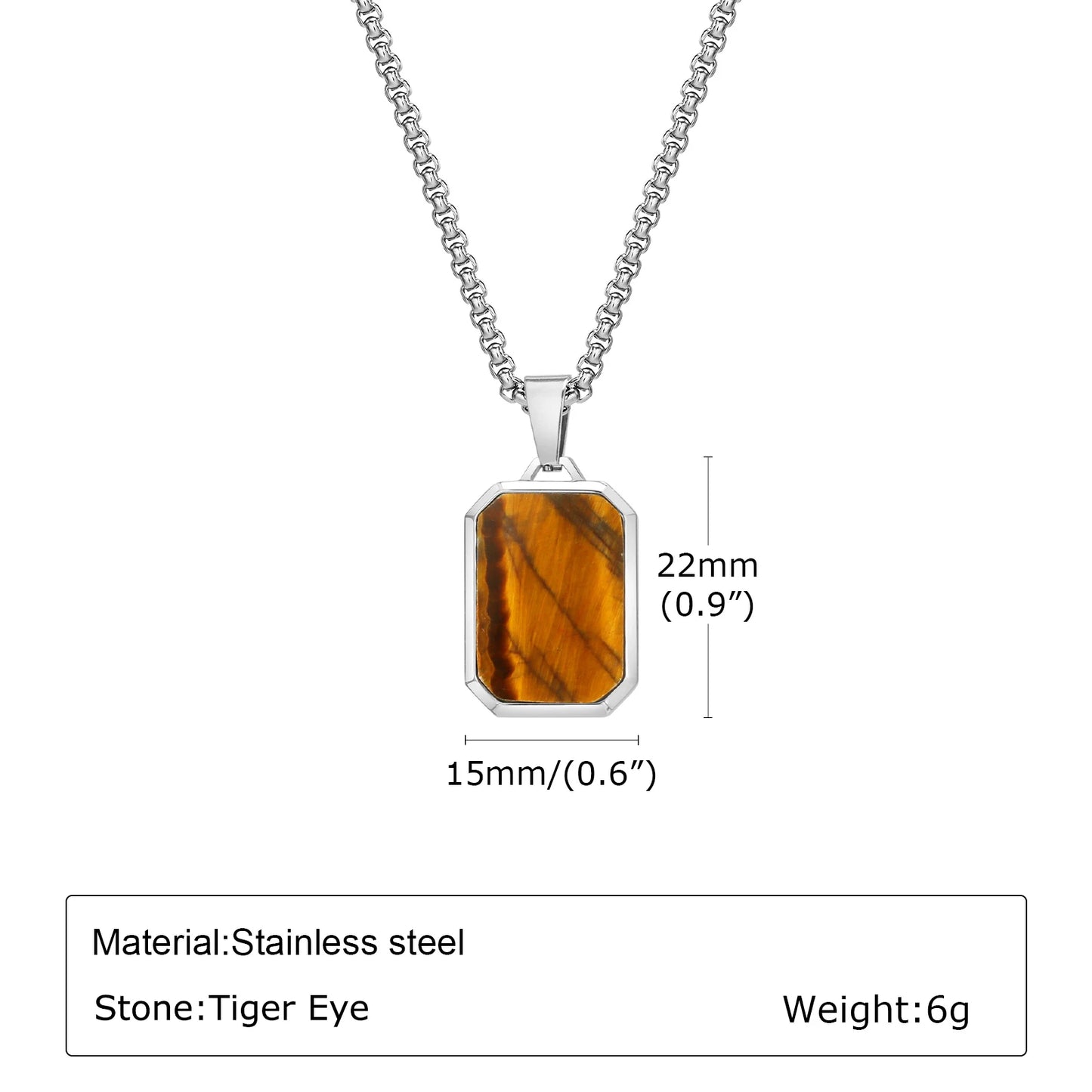 Stone Pendant Necklace