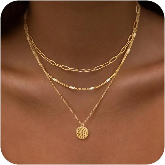 Trendora Celeste Layered Necklace