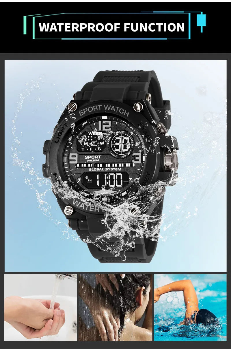 Men Waterproof  Sports Watch - stylish Durable & affordable