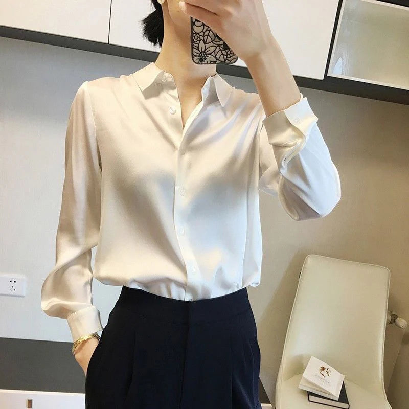 Elegant Satin Shirt