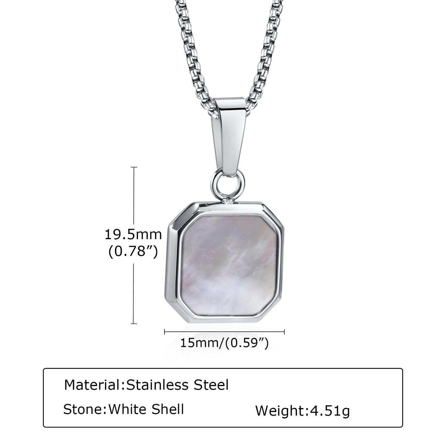 Stone Pendant Necklace