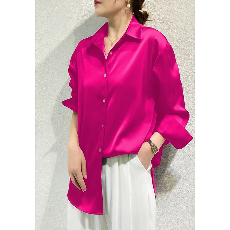Elegant Satin Shirt
