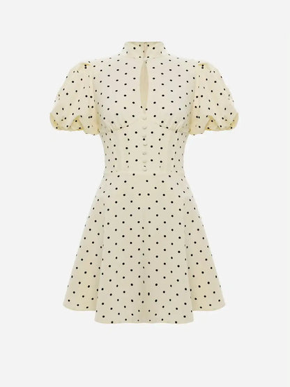 Vintage Polka Dot Mini Dress