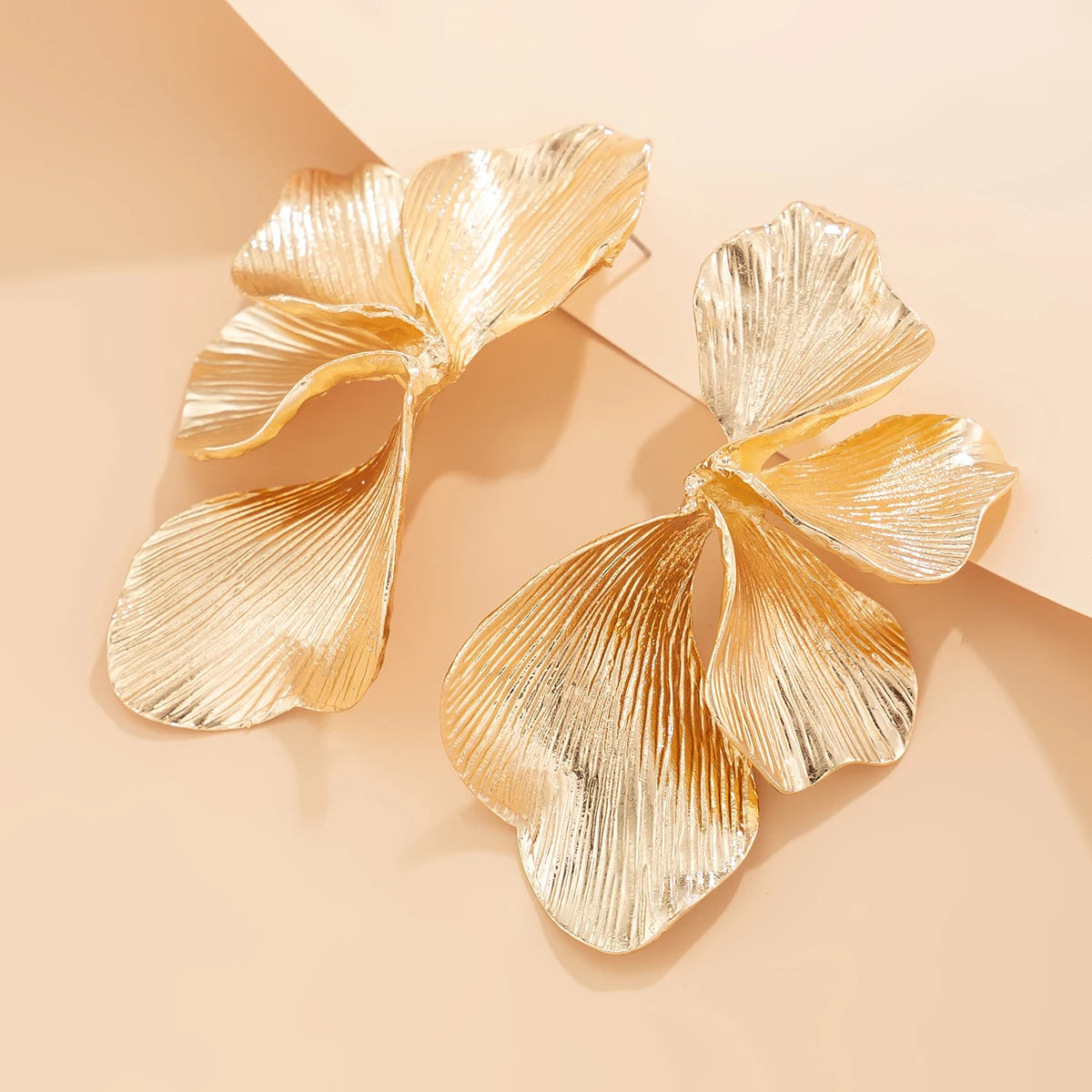 Elegant Floral Statement Earrings