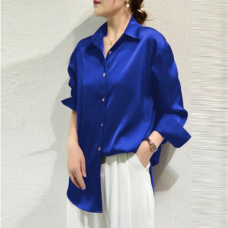 Elegant Satin Shirt