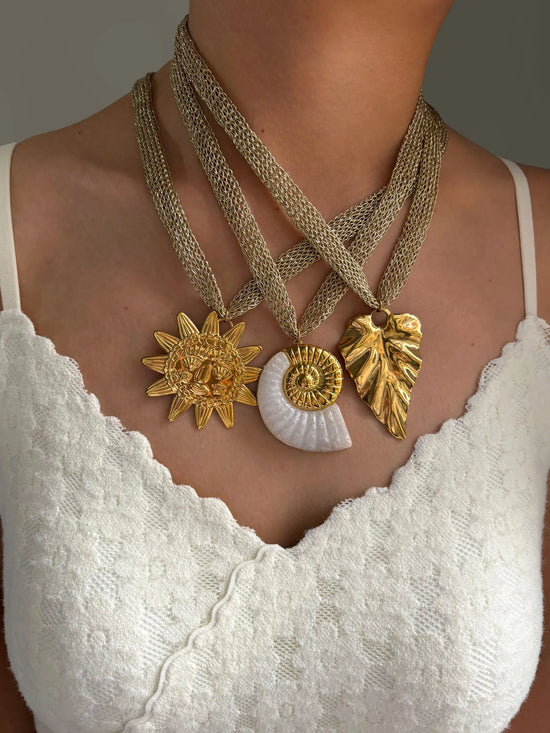 Luna Ocean Pendant Necklace