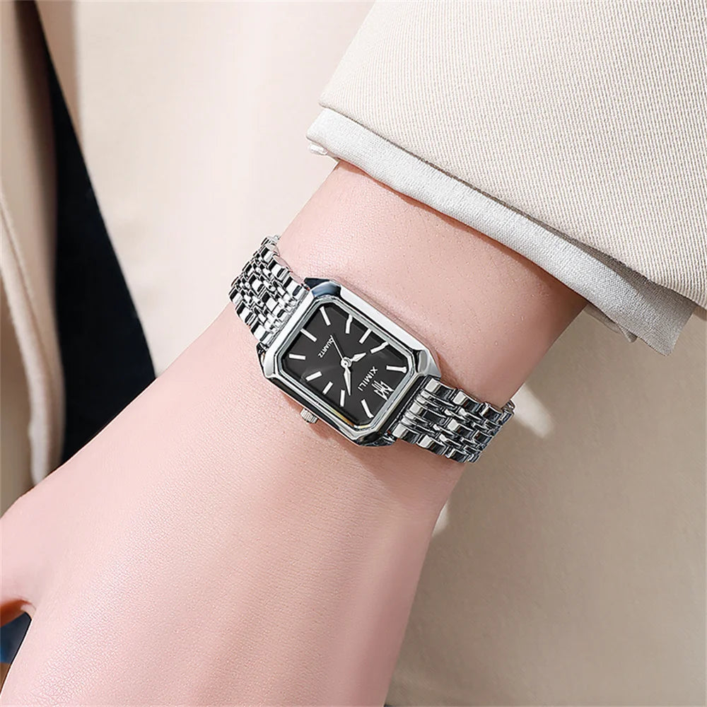 Elegant Square Women’s Luxury Watch