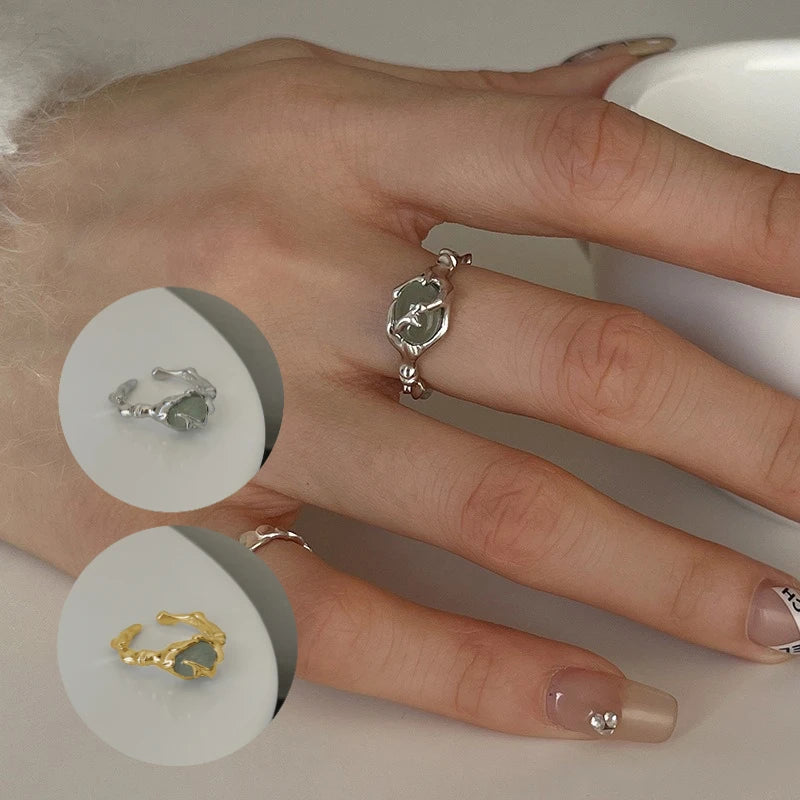 Elegant Open Gold Ring