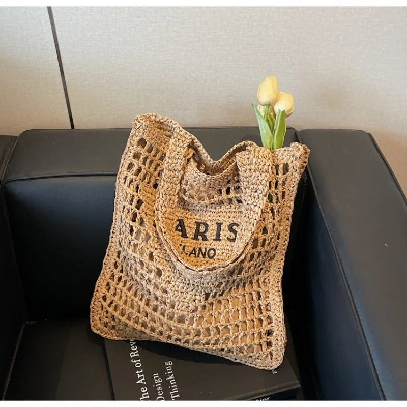 Summer Woven Straw Shoulder Bag