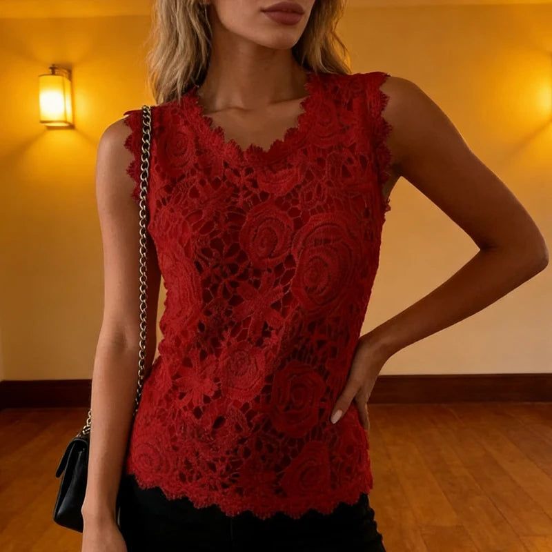 Luna Lace Elegant Top