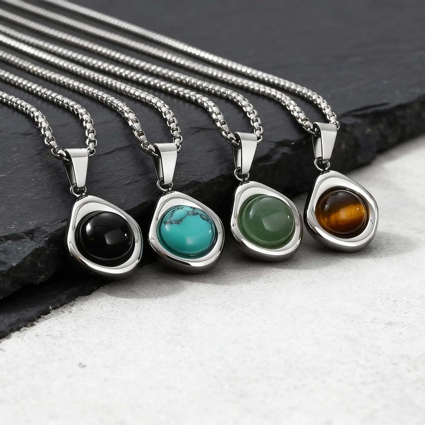 Stone Pendant Necklace