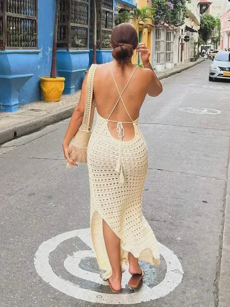 Aurora Backless Maxi Dress