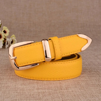 Minimal Leather Belt