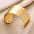 Luxury-inspired gold cuff bracelet for women