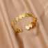 Chic gold cuff bracelet fashion jewelry for women