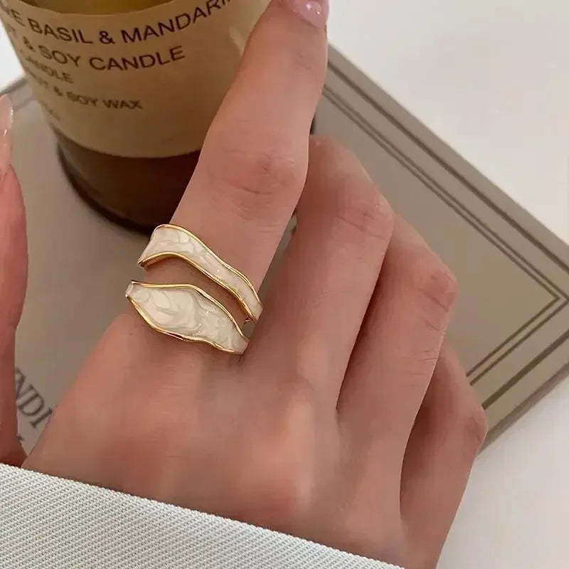 Elegant Open Gold Ring