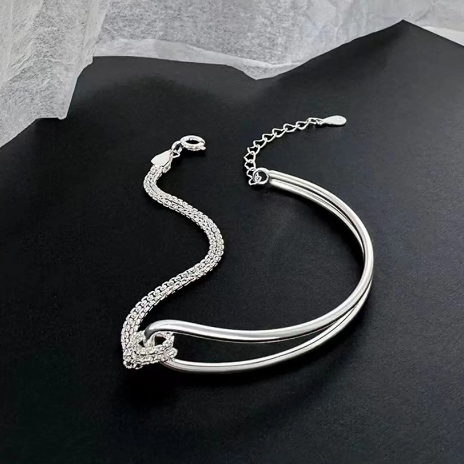 Luna Sterling Silver Bracelet