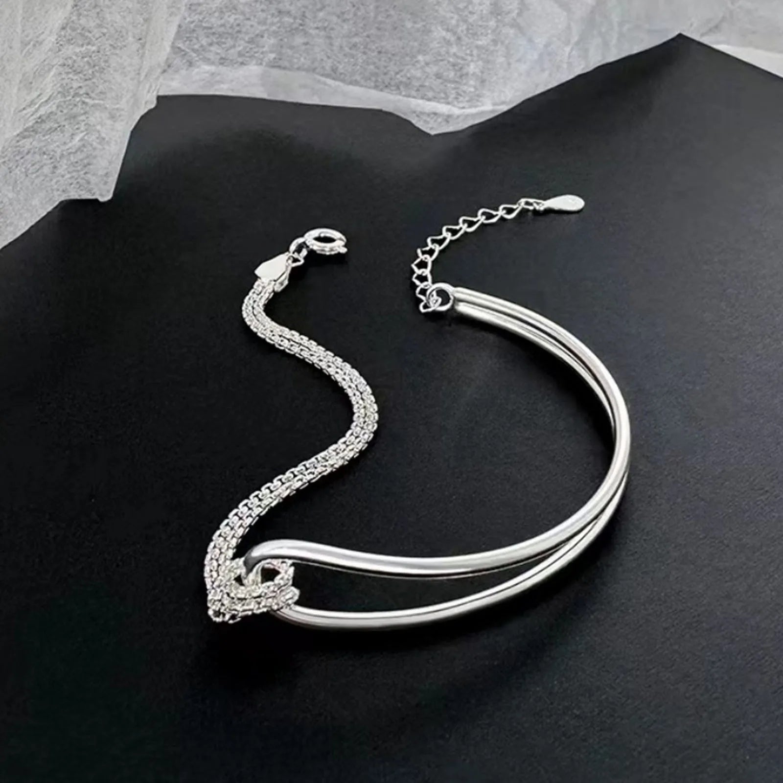 Luna Sterling Silver Bracelet