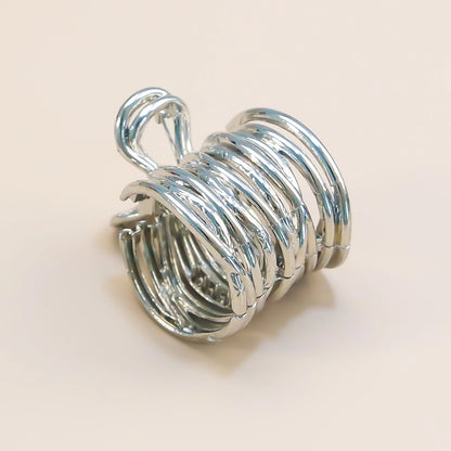 Luxury Geometric Hair Claw Clip